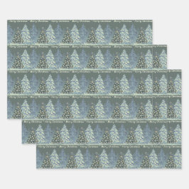 Hoja De Papel De Regalo Christmas Wrapping Paper -Forest in Winter