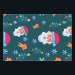 Hoja De Papel De Regalo Christmas wrapping paper, Santa Claus<br><div class="desc">Discover the perfect Christmas wrapping paper to add a festive touch to your gifts! This elegant paper features a vibrant holiday design with classic motifs such as snowflakes, reindeer, and Christmas trees in a range of festive colors. Its high-quality texture ensures easy wrapping and a flawless finish on every package....</div>