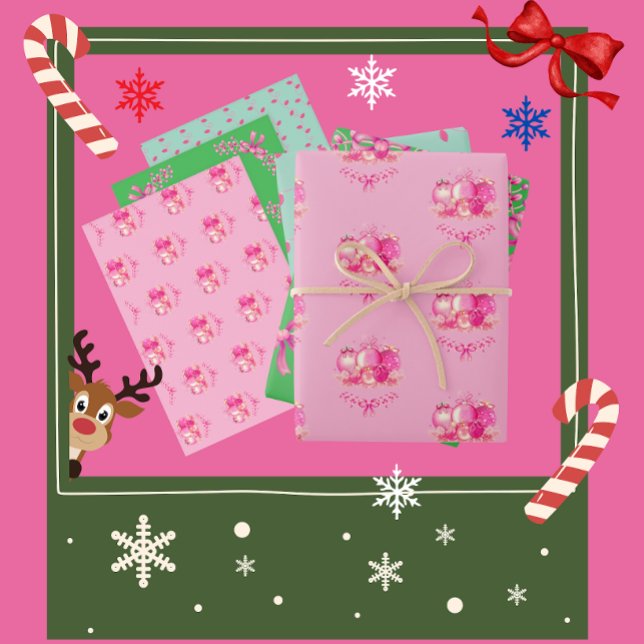 Hoja De Papel De Regalo Christmas Wrapping Paper Trio  (Subido por el creador)