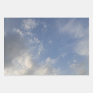 Hoja De Papel De Regalo Cielo azul