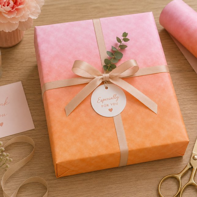 Hoja De Papel De Regalo Cielos de Albaricoque (Subido por el creador)