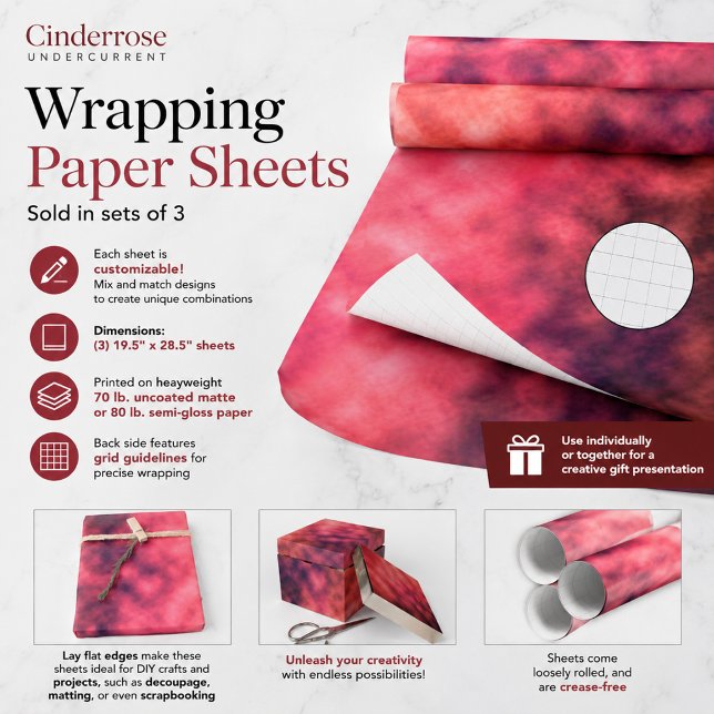 Hoja De Papel De Regalo Cinderrose Undercurrent (Subido por el creador)