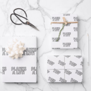 Hoja De Papel De Regalo Cita de entrenamiento para la aptitud de muchos nú