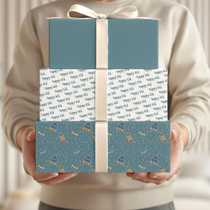 Hoja De Papel De Regalo Cita del patrón de farolillos de la Mezquita Azul