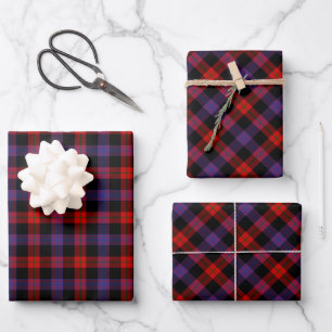 Hoja De Papel De Regalo Clan Brown Tartan