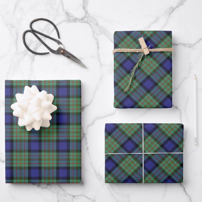 Hoja De Papel De Regalo Clan MacLaren Tartan (Anverso)