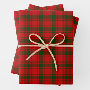 Hoja De Papel De Regalo Clan MacQuarrie Tartan y Escudo