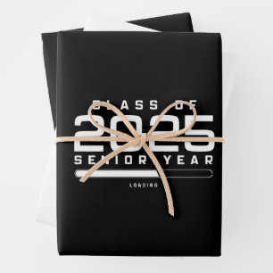 Hoja De Papel De Regalo Clase de 2025 Senior Loading Senior 2025