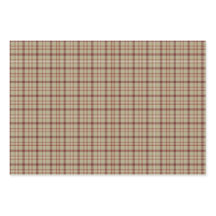 Clásico de Cuadros Beige Borgoña Blanco