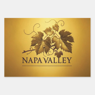 Hoja De Papel De Regalo Clásico de Napa Valley