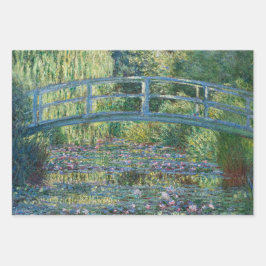 Hoja De Papel De Regalo Claude Monet - estanque de Lily del Agua, Armonía