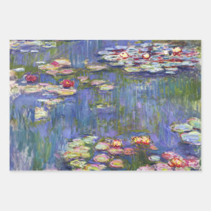 Hoja De Papel De Regalo Claude Monet - Lilies de agua / Nympheas