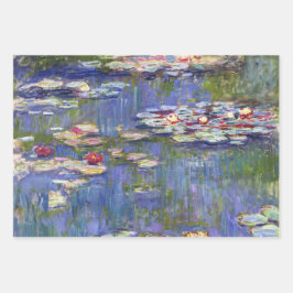 Hoja De Papel De Regalo Claude Monet - Lilies de agua / Nympheas