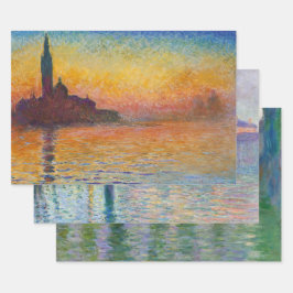 Hoja De Papel De Regalo Claude Monet - Selección de las obras maestras de