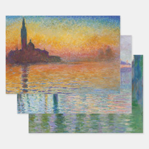 Hoja De Papel De Regalo Claude Monet - Selección de las obras maestras de 