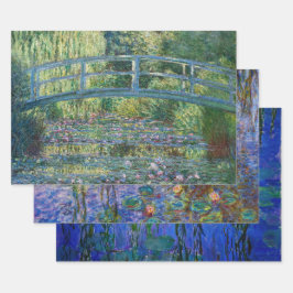 Hoja De Papel De Regalo Claude Monet - Selección de obras maestras de liri