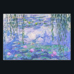 Hoja De Papel De Regalo Claude Monet Water relaja arte impresionista franc<br><div class="desc">Claude Monet Water Lilies es una colección de aproximadamente 250 pinturas al óleo del impresionista francés Claude Monet. Los cuadros representan el florido jardín de Monet en Giverny.</div>