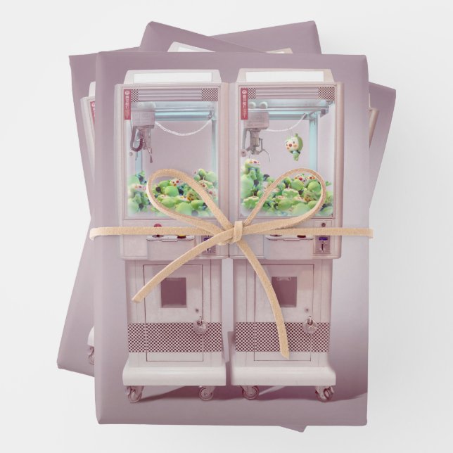 Hoja De Papel De Regalo Claw Machine (In situ)