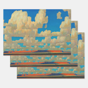 Hoja De Papel De Regalo Cloud World de Maynard Dixon