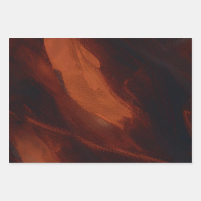 Hoja De Papel De Regalo Cobre cepillado (Anverso)