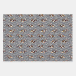 Hoja De Papel De Regalo Coches clásicos