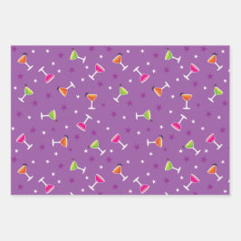 Hoja De Papel De Regalo Cócteles de Halloween