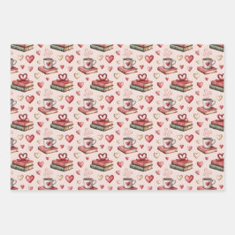 Hoja De Papel De Regalo Coffee mugs with hearts