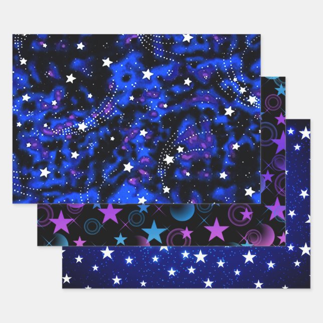 Hoja De Papel De Regalo Colección de estrellas de tiro (Set)