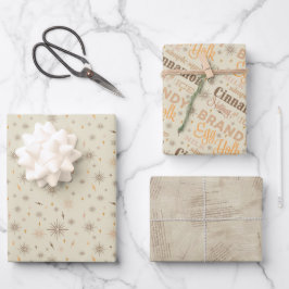 Hoja De Papel De Regalo Colección de huevos - Oro