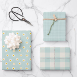 Hoja De Papel De Regalo Colección Little One - suave teal