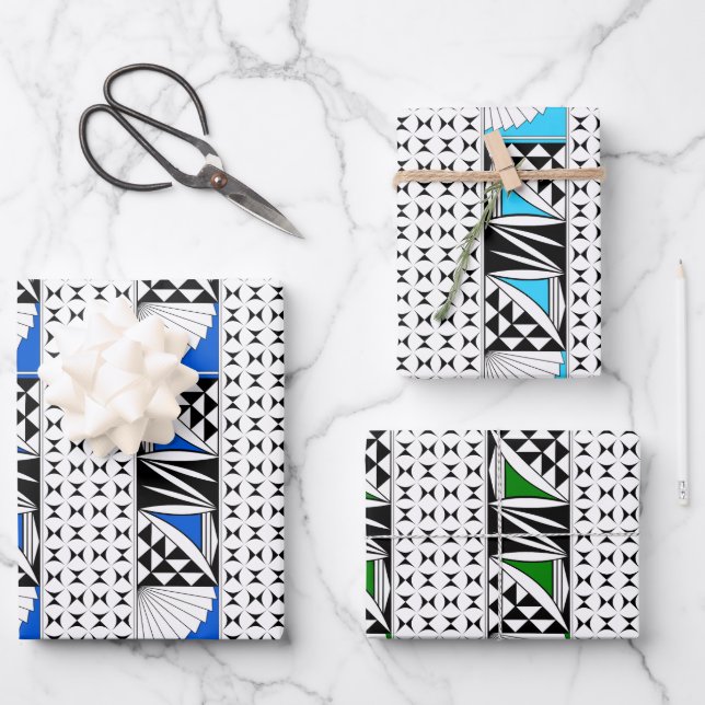 Hoja De Papel De Regalo Colección Sunrise 2 del Suroeste (Anverso)