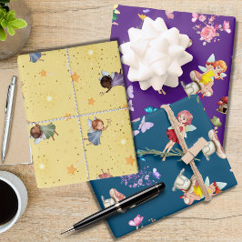 Hoja De Papel De Regalo Colección temática Fantasy Fairy