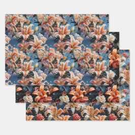 Hoja De Papel De Regalo Colección Tiger Lilly 3 x