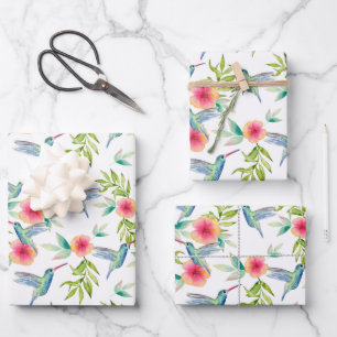 Hoja De Papel De Regalo Colibrí