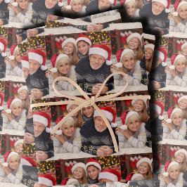 Hoja De Papel De Regalo Collage de Fotos Personalizado