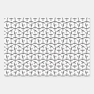 Hoja De Papel De Regalo COLOR DE FONDO PERSONALIZADO DE Silhouette de avi