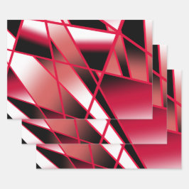 Hoja De Papel De Regalo Color de gradiente de perspectiva de potencia roja
