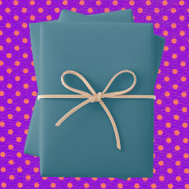 Hoja De Papel De Regalo Color sólido azul verde azulado