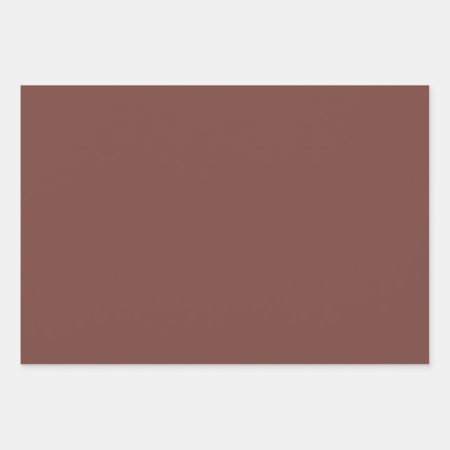 Hoja De Papel De Regalo Color sólido Bole (Anverso)