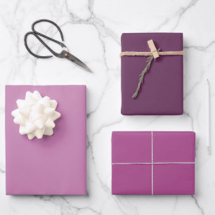 Hoja De Papel De Regalo Color sólido de la estación de primavera rosa mage