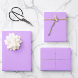 Hoja De Papel De Regalo Color sólido malva