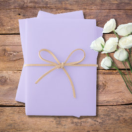 Hoja De Papel De Regalo Color sólido pastel Lilac | Clásica | Elegante