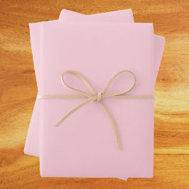 Hoja De Papel De Regalo Color sólido rosa milenal