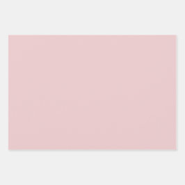 Hoja De Papel De Regalo Color sólido rosado Rosa