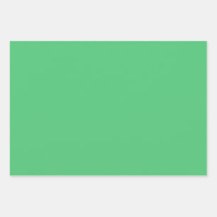 Hoja De Papel De Regalo Color sólido verde esmeralda