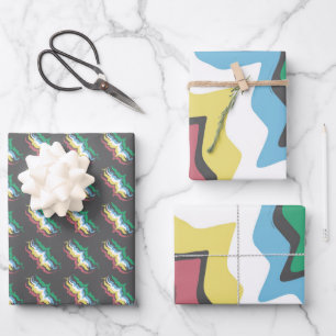 Hoja De Papel De Regalo Colores De Concienciación Del Mes Del Orgullo De L