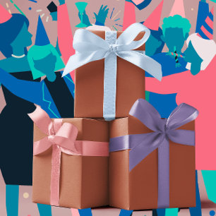 Hoja De Papel De Regalo Colores de tendencia - Color de cobre quemado - só