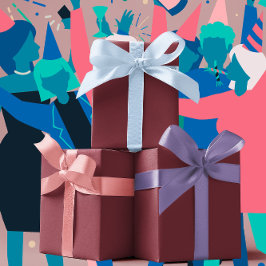 Hoja De Papel De Regalo Colores de tendencia - Color rojo de cardenales - 