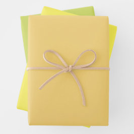 Hoja De Papel De Regalo Colores de Verano en Tres Tonos Complementarios