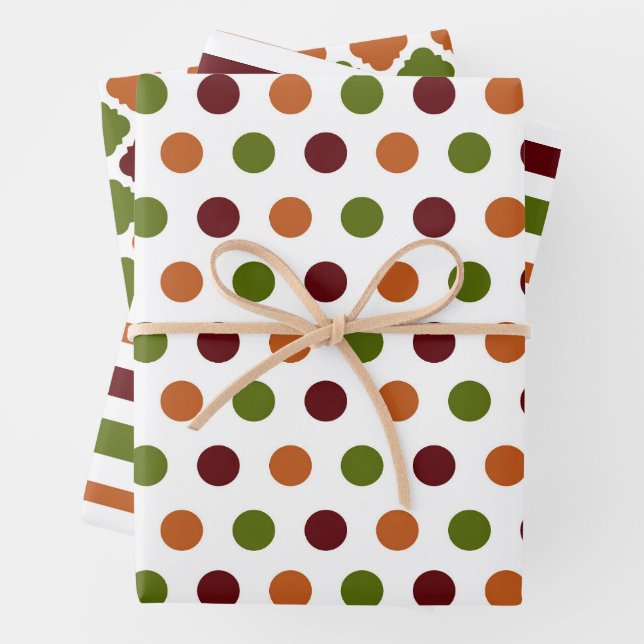 Hoja De Papel De Regalo Colores otoñales (In situ)